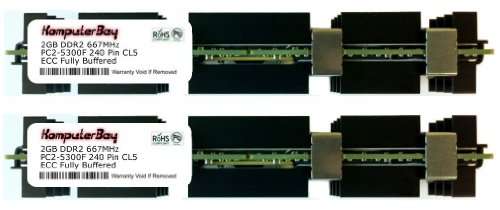 4GB FULLY BUFFERED PC2-5300 DDR2 ECC (FB-DIMM) (2 X 2GB) FOR APPLE KIT Memory
