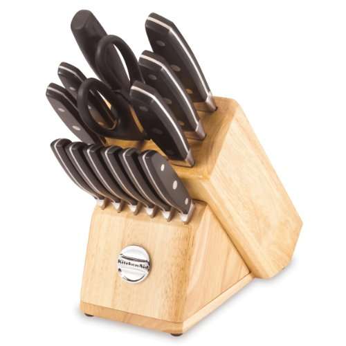KitchenAid 14-Piece Knife Set with Steak Knife Block