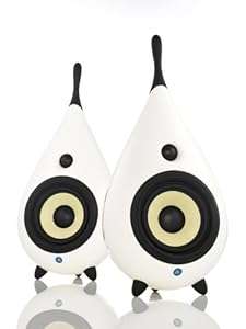 PodSpeakers The Drop - Designer Stereo Speakers (White)