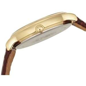 Citizen Men's BM8242-08E Eco-Drive Gold-Tone Leather Watch