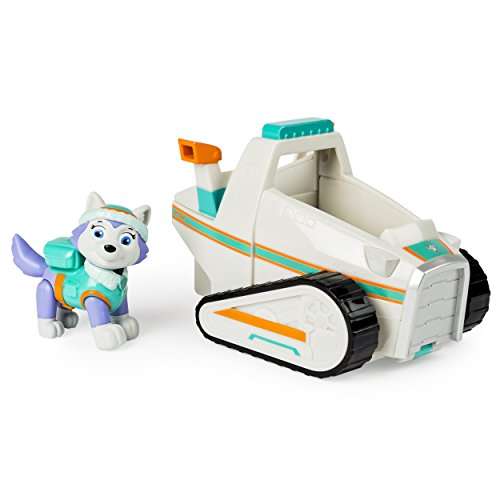 Nickelodeon Toy - Paw Patrol - Everest's Rescue Snowmobile - Everest Figure and Vehicle Playset