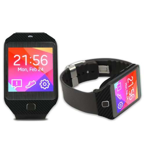 Skinomi&reg; TechSkin - Samsung Galaxy Gear 2 Neo Screen Protector + Carbon Fiber Full Body Skin Pro