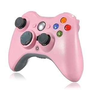 Pink Remote Wireless Dual-Shock Game Controller Joypad for Microsoft XBox 360