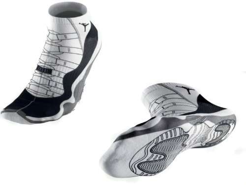JORDAN AIR JORDAN 11 TRUE BOOTIE Style# 409217 MENS (White/Black/Black, X-Large)