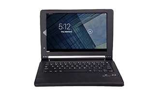 ELTD Lenovo Yoga (10 Zoll HD) Bluetooth Keyboard Portfolio Case -Detachable Bluetooth Key (Black)