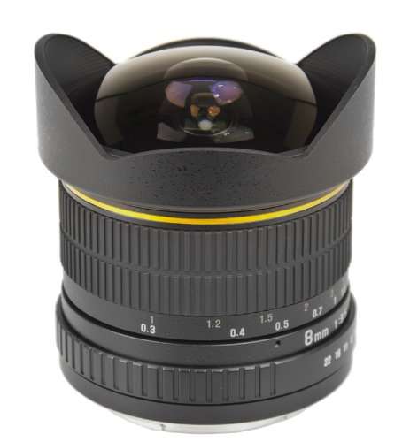 Bower SLY358S Ultra Wide-Angle 8mm f/3.5 Fisheye Lens for Sony