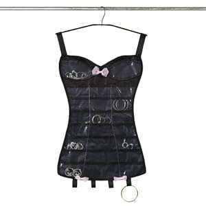 Umbra Little Black Corset Jewellery Organizer