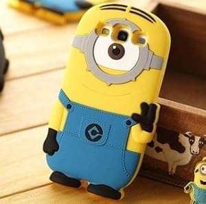 Minion Minions Soft Silicone Phone Case Cover for Samsung Galaxy S3 i9300 One Eye