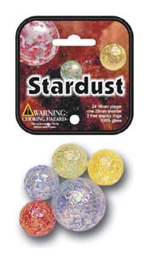 Marbles - Stardust   (24 Player Marbles & 1 Shooter)