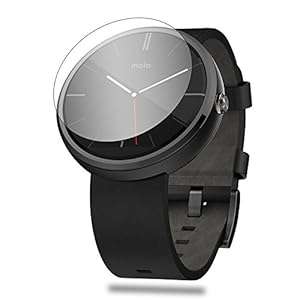 Link Dream 0.4mm Tempered Glass Screen Protector Film for moto 360 Smart Watch (Moto360)