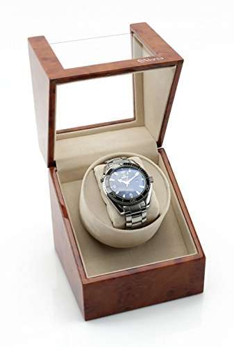 Versa Elite Single Watch Winder in Burlwood