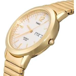 Timex Men's T21942 Classic Dress Expansion Gold-Tone Stainless Steel Bracelet Watch