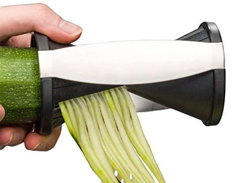 Greenco Spiral Julienne Vegetable Slicer, for Carrots, Cucumbers, Potatoes, Zucchinis, and More. Mak