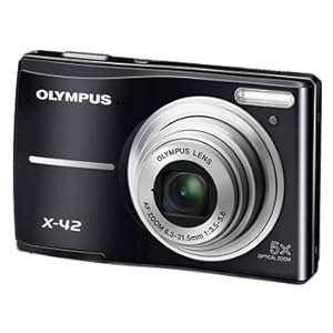 OLYMPUS X-42 12 MEGAPIXEL 5X ZOOM DIGITAL CAMERA (BLACK) [Camera]