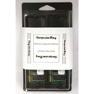 KOMPUTERBAY 2GB (2x1GB) DDR SODIMM (200 pin) 333Mhz DDR333 PC2700 LAPTOP MEMORY