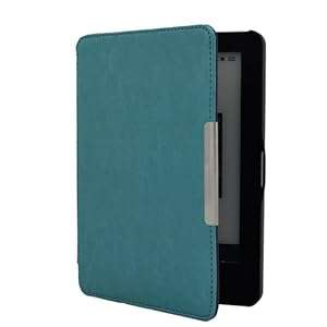 Magnetic Magnet Ultra Slim Thin Leather Cover Sleeve Case With Auto Wake Sleep Mode (Light Blue)