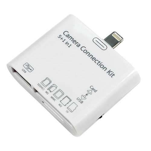 5 in 1 USB Tf Sd Camera Connection Kit Card Reader Adapter for Ipad Mini Ipad 4