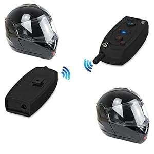 Proster 2X Wireless Bluetooth Intercom for Motorbike Motorcycle Full Face Helmet - (Up to 1000m)