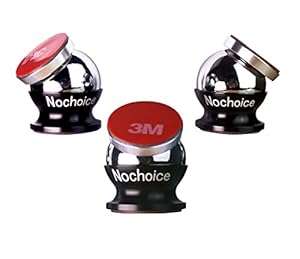 Nochoice Magnetic Car Mount Kit for Cell Phones (3 Magnets 3 Balls) (3Magnets + 3Balls)