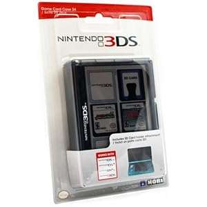 Hori Officially Licensed 3DS Game Card Case 24 (Black) (Nintendo 3DS/DSi/DSL)