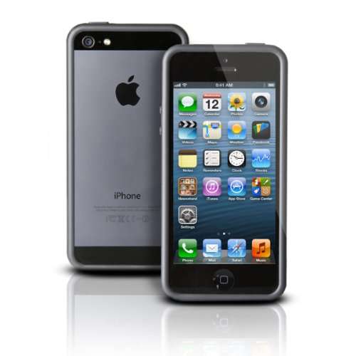 Photive Hybrid iPhone 5 & 5S Bumper Case - Black. Designed for The New iPhone 5 and iPhone 5S. Updat