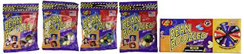 Jelly Belly 3.5 oz BeanBoozled Spinner Wheel Game Jelly Bean Gift Box 3rd Edition with 4 - 1.9 oz Be