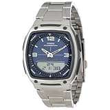 CASIO Men's Casio Ana-Digi 10-Year Battery 30 Page Databank  Watch (BLUE SQ ST)