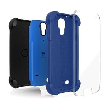 Ballistic SX1159-A185 MAXX Series Shell Gel Case for Samsung Galaxy S4 - Retail Packaging - Blu..