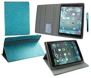 Emartbuy Vodafone Tab Prime 6 Tablet 9.6 Inch Universal ( 9 - 10 Inch (Turquoise Executive Folio)