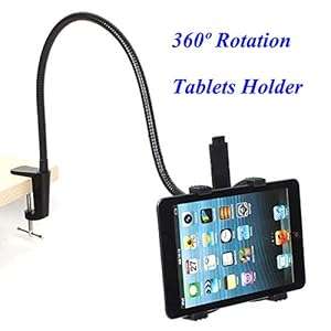 360¿¿ Rotation Bracket Holder Table Desk Bed Car Mount Stand Holder for Tablets