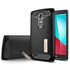 LG G4 Case Spigen [Resilient] LG G4 Case Impact Protection NEW [Rugged Arm (Rugged Armor - Black)