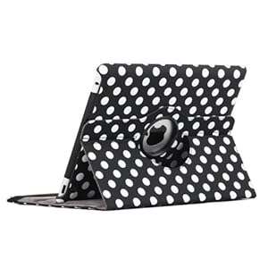 Foxnovo 5-in-1 360 degree Rotating Stand Dots Magnetic Sleep Wake up function Smart (2014 Black)