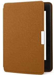 Kindle Paperwhite Leather Cover Saddle Tan