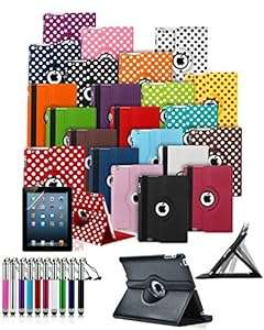 Apple iPad Air / Apple iPad 5 Tablet 360¿¿ Rotating Swivel Executive PU Leather Folio Case Stand