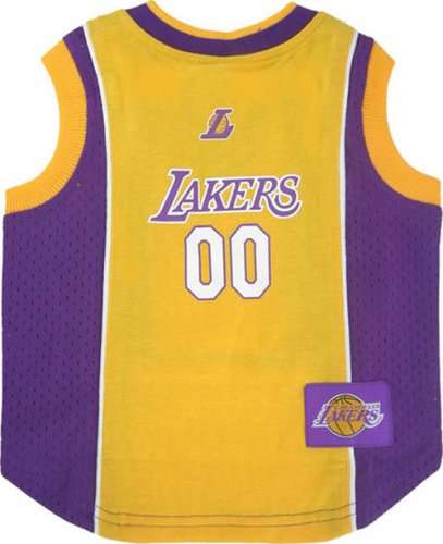 NBA Pet Mesh Tank Top, Medium, LA Lakers (Los Angeles Lakers)