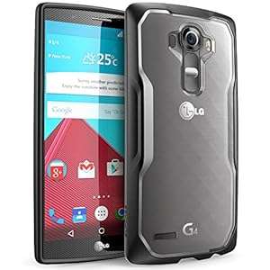 LG G4 Case SUPCASE Unicorn Beetle Series Premium Hybrid Protective Clear Case (Frost Clear/Black)