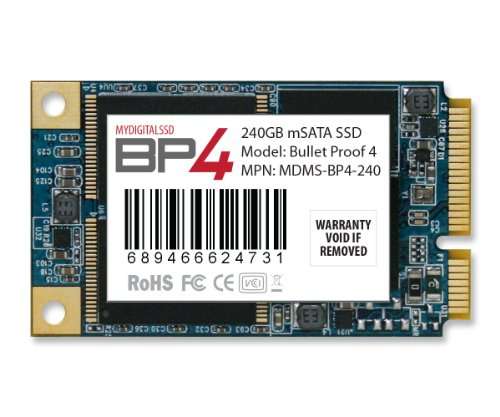 MyDigitalSSD 50mm Bullet Proof 4 BP4 50mm mSATA Solid State Drive SSD SATA III 6G (240GB)(256GB)