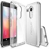 (US) Nexus 5X Case, Ringke [Fusion] Clear PC Back TPU Bumper w/ Screen Protector [Drop Protection/Sh