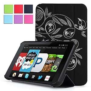 Fire HD 6 Case - Poetic Fire HD 6 Case [SLIMLINE Series] - Slim Graphic Folio Case for K (Tree)