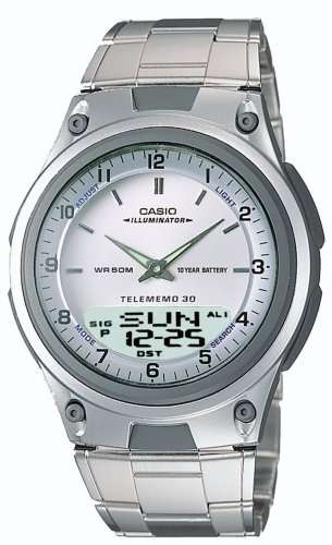 Casio Men's AW80D-7A Sports Chronograph Alarm 10-Year Battery Databank Watch