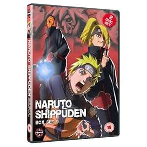 Naruto Shippuden Box Set 9 (2 Discs): (2012 - Manga Release) (DVD) Brand New (Sealed)