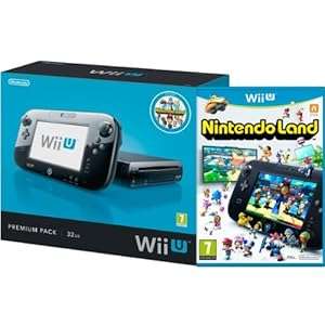 Wii U Console: 32GB Nintendo Land Premium Pack - Black Wii U