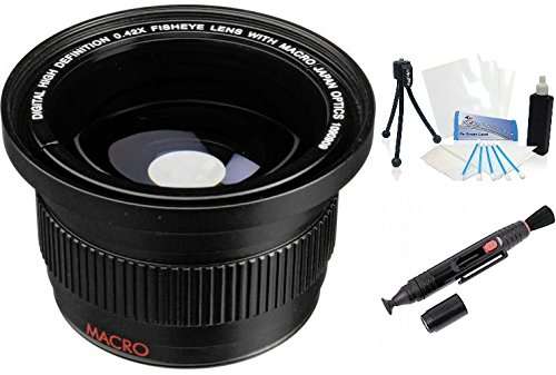 New 0.42x HD Super Wide Angle Panoramic Macro Fisheye Lens For The Nikon D3100, D5100, D7000 Digital