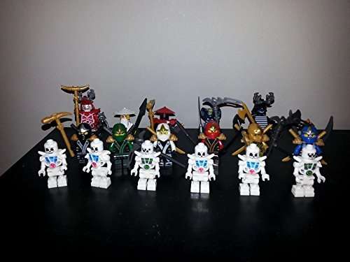 Ninjago Ninja Techno Robe / Mini-Figures Sensei Wu + Lloyd, Kai, Cole, Jay & Zane / Building block e
