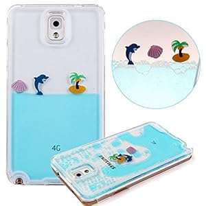 Blue Case for Galaxy Note 3 Cover for Galaxy Note 3 Hard Case for Samsung Gala (Ocean,light blue)