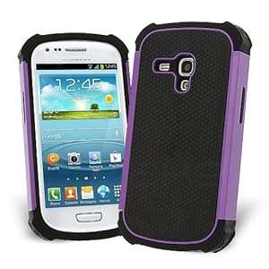 Celicious Purple Rugged Hybrid Case for Samsung Galaxy S3 Mini I8190 | Samsung Galaxy S3 mini Case [