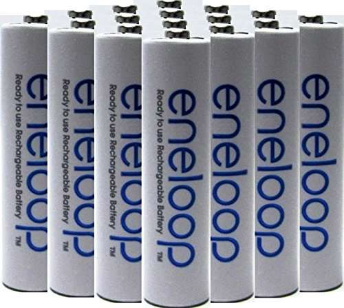 Newest version Panasonic Eneloop 4rd generation 16 Pack AA NiMH Pre-Charged Rechargeable Batteries -