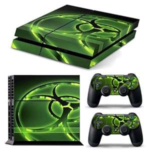 PS4 BIOHAZARD FULL BODY Accessory Wrap Sticker Skin Cover Decal for PS4 Playstation 4