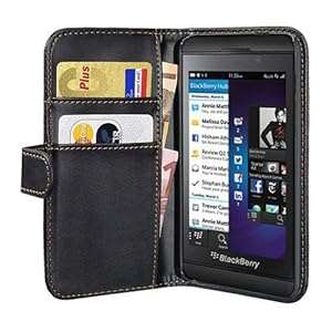 Pedea Wallet Flip Case for Blackberry Z30 - Black