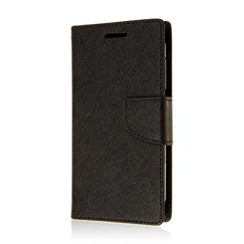 Moto G 2nd Gen / Moto G EXT Wallet Case - Black, MPERO FLEX FLIP 2 Wallet Case for Motorola Moto G (